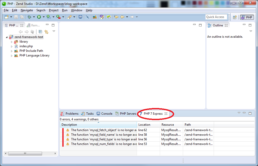Zend Framework 1 compatibility issues with PHP7 